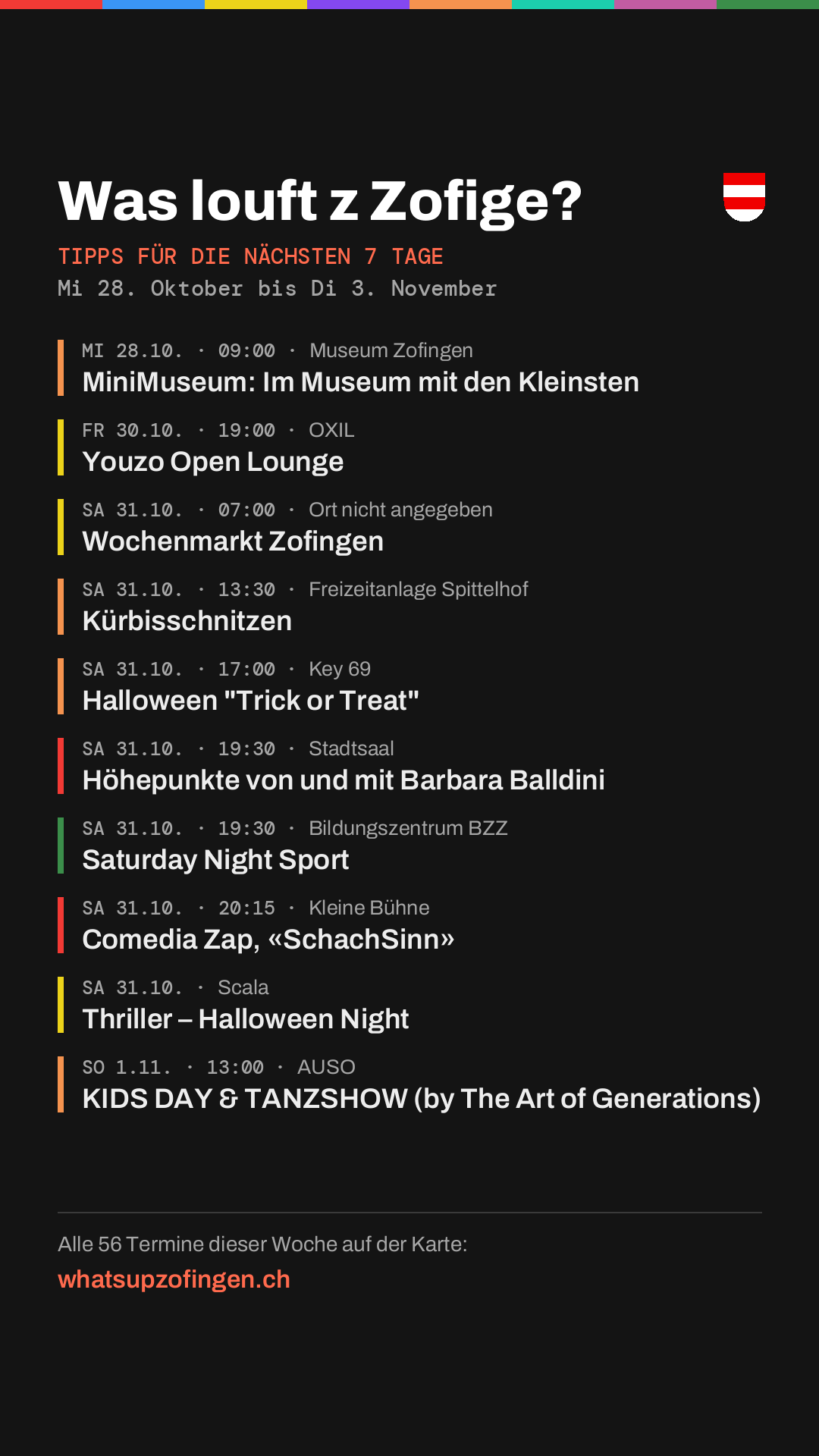 Wochenbild für Story und WhatsApp-Status